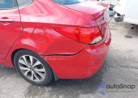 2017 Hyundai Accent Value Edition z USA, uszkodzony, nr VIN KMHCT4AEXHU249802